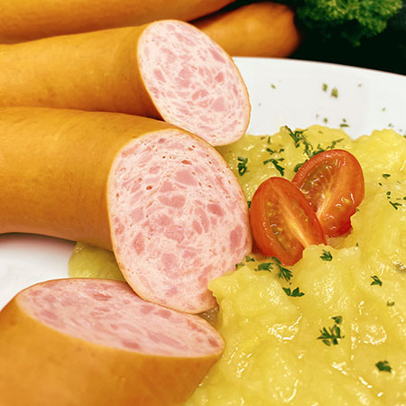 Stuttgarter Schinkenwurst im Ring von der Metzgerei Schneider Pliezhausen