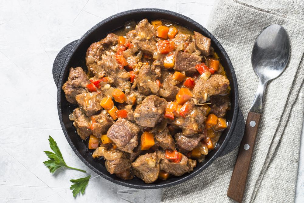 Kalbsragout mit Muskatkürbis Rezept Metzgerei Schneider Pliezhausen
