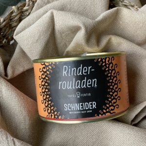Rinder-Rouladen - 400g in der Dose - von der Metzgerei Schneider Pliezhausen