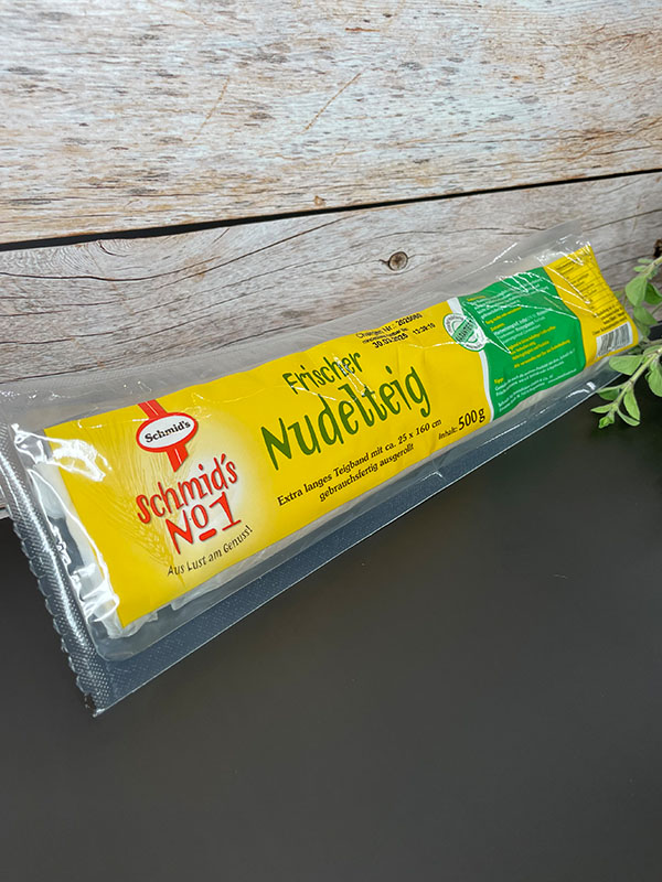 Nudelteig 1 Stück (500g) von einem unserer regionalen Partner - Metzgerei Schneider Pliezhausen
