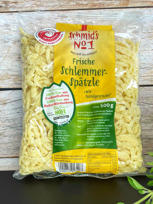 Schlemmmer Spätzle 1 Packung (500g) von einem unserer regionalen Partner - Metzgerei Schneider Pliezhausen