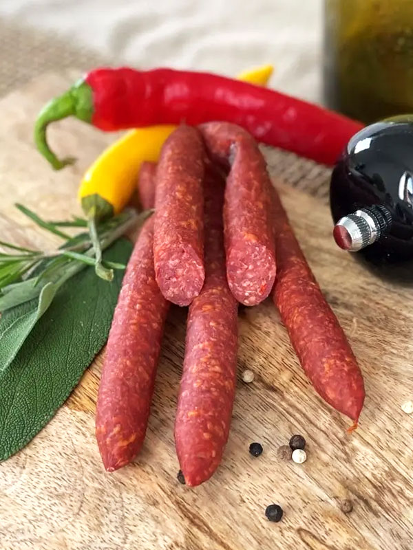 Chilli-Knabberwürstle von der Metzgerei Schneider Pliezhausen