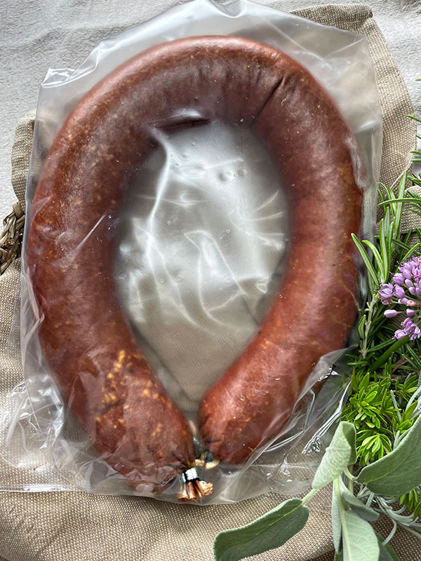 Krakauer im Ring von der Metzgerei Schneider Pliezhausen