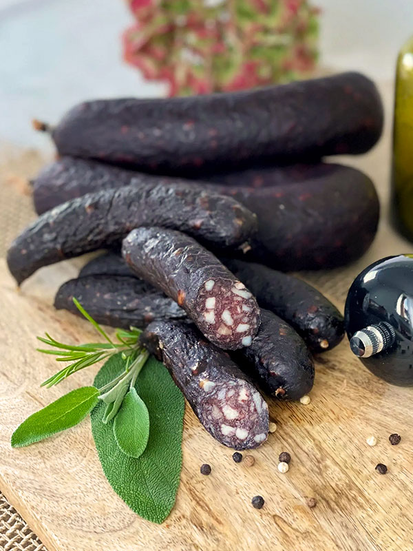 Pfefferschwarzwurst von der Metzgerei Schneider Pliezhausen