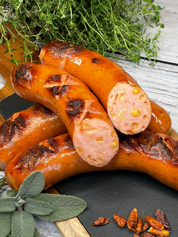 Chili-Cheese-Griller 3 Stück aus dem großen Grillsortiment von der Metzgerei Schneider Pliezhausen