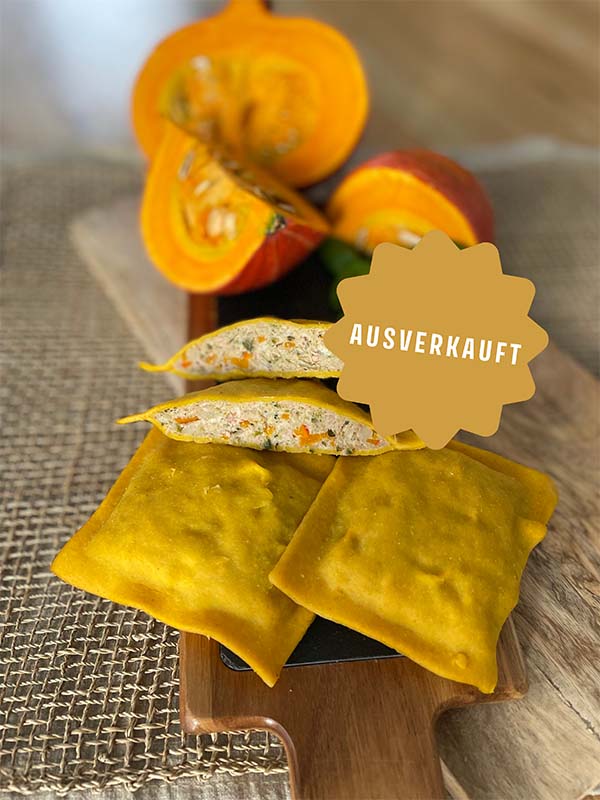 Kürbis-Maultaschen – herbstliche Fleischmaultaschen mit feiner Kürbisnote