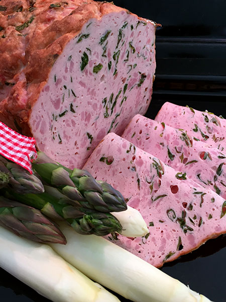 Bärlauch-Fleischkäse