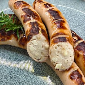 Apfel-Röstzwiebel-Bratwurst