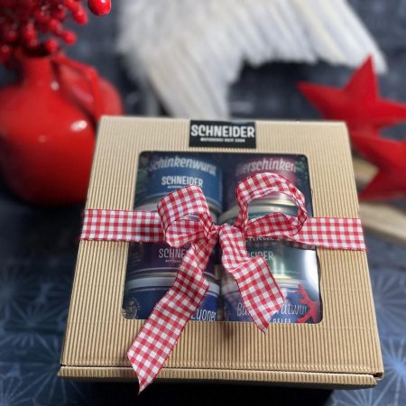 Weihnachtspräsent aus dem Online Shop der Metzgerei Schneider Pliezhausen