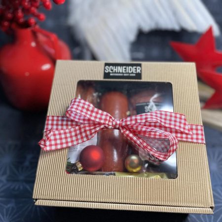 Weihnachtspräsent aus dem Online Shop der Metzgerei Schneider Pliezhausen