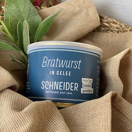 Bratwurst-in-Gelee im Online Shop der Metzgerei Schneider Pliezhausen