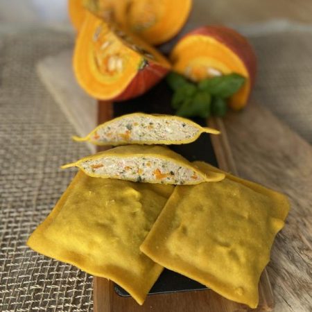 Kürbis-Maultaschen – herbstliche Fleischmaultaschen mit feiner Kürbisnote